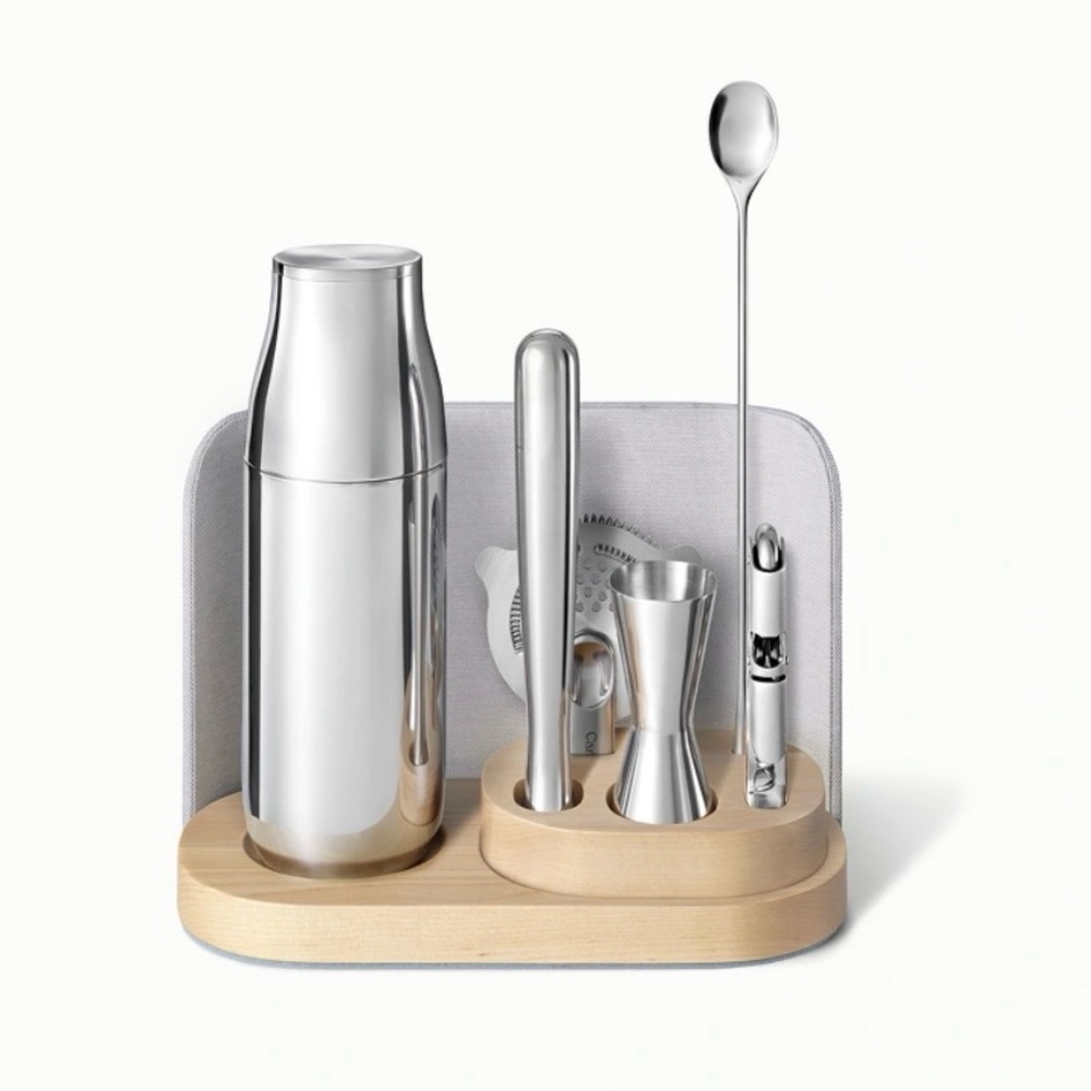 NEW Caraway 9-Piece Complete Bar Set with Complementary Storage